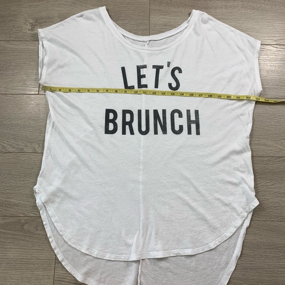 Signorelli “Let’s Brunch” White Tee - Picture 7 of 9